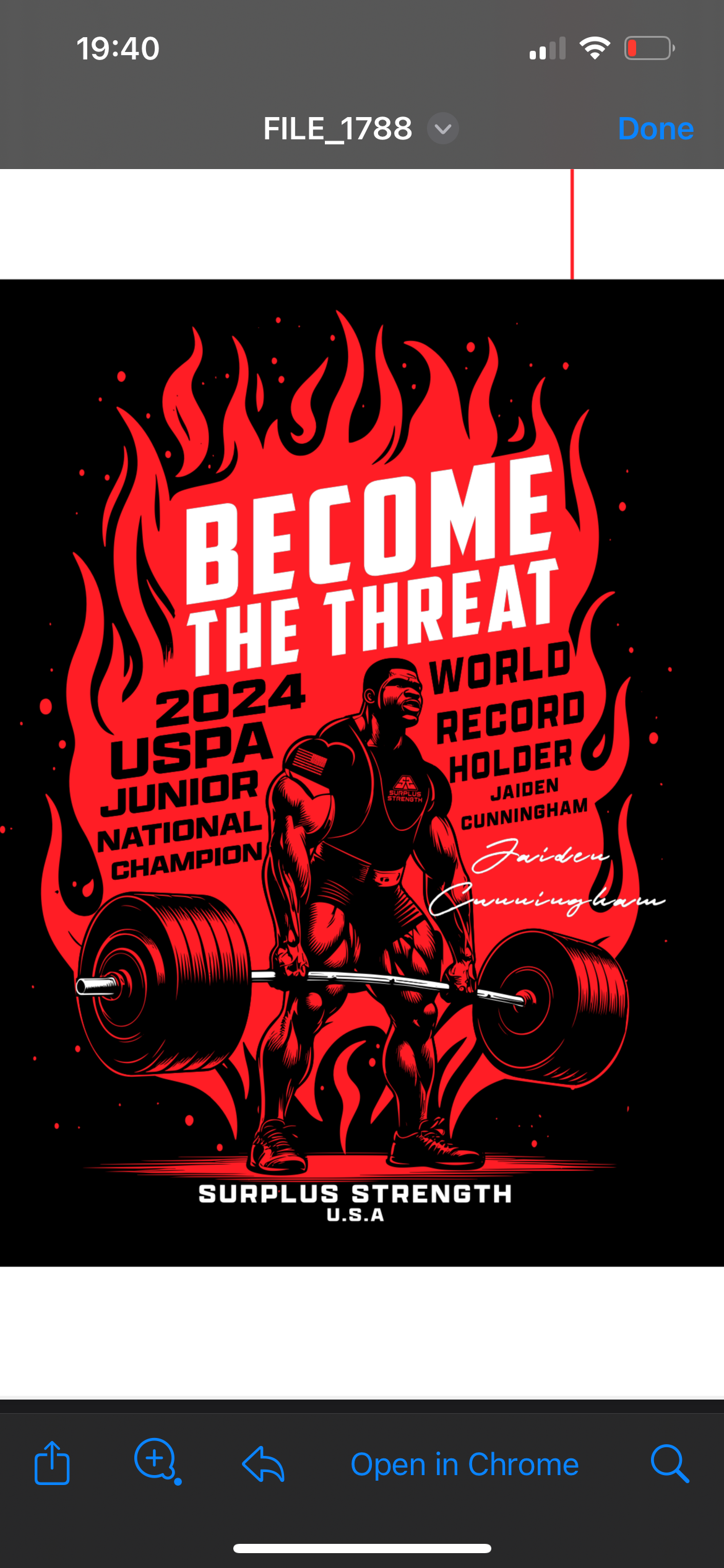 Become The Threat (Jaiden Cunningham)