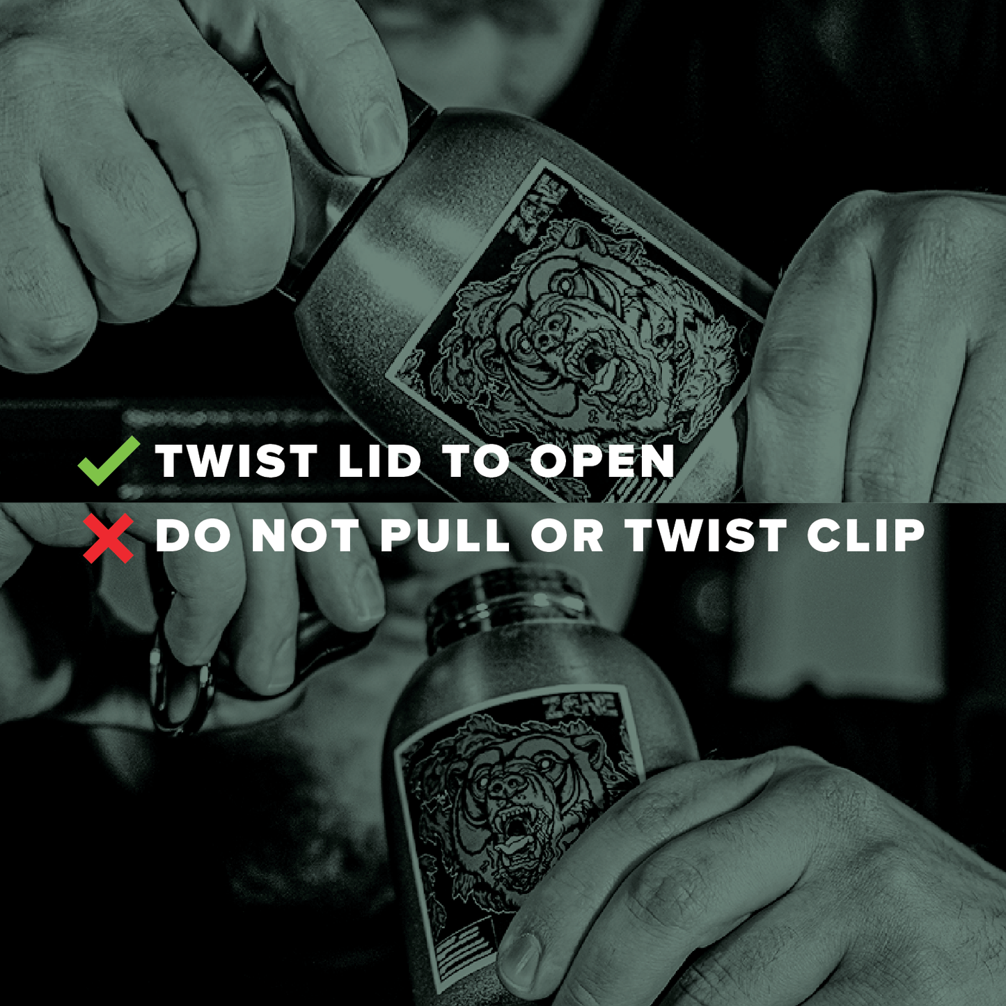 Zone Bear Down Steel- Ion