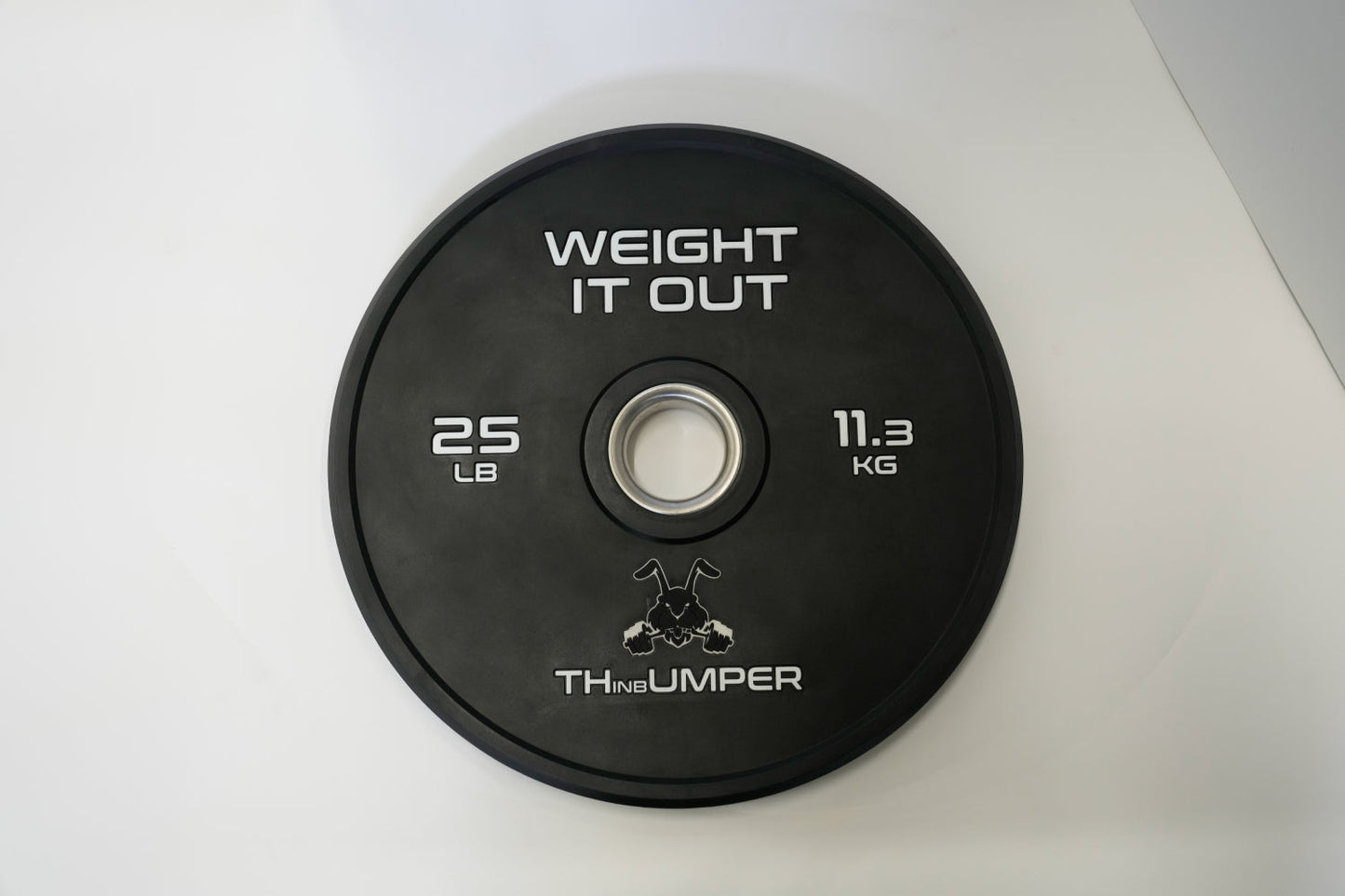 45 Pound Bumper Weight Plate Pair. (Thinnest Bumper Plate Ever!)