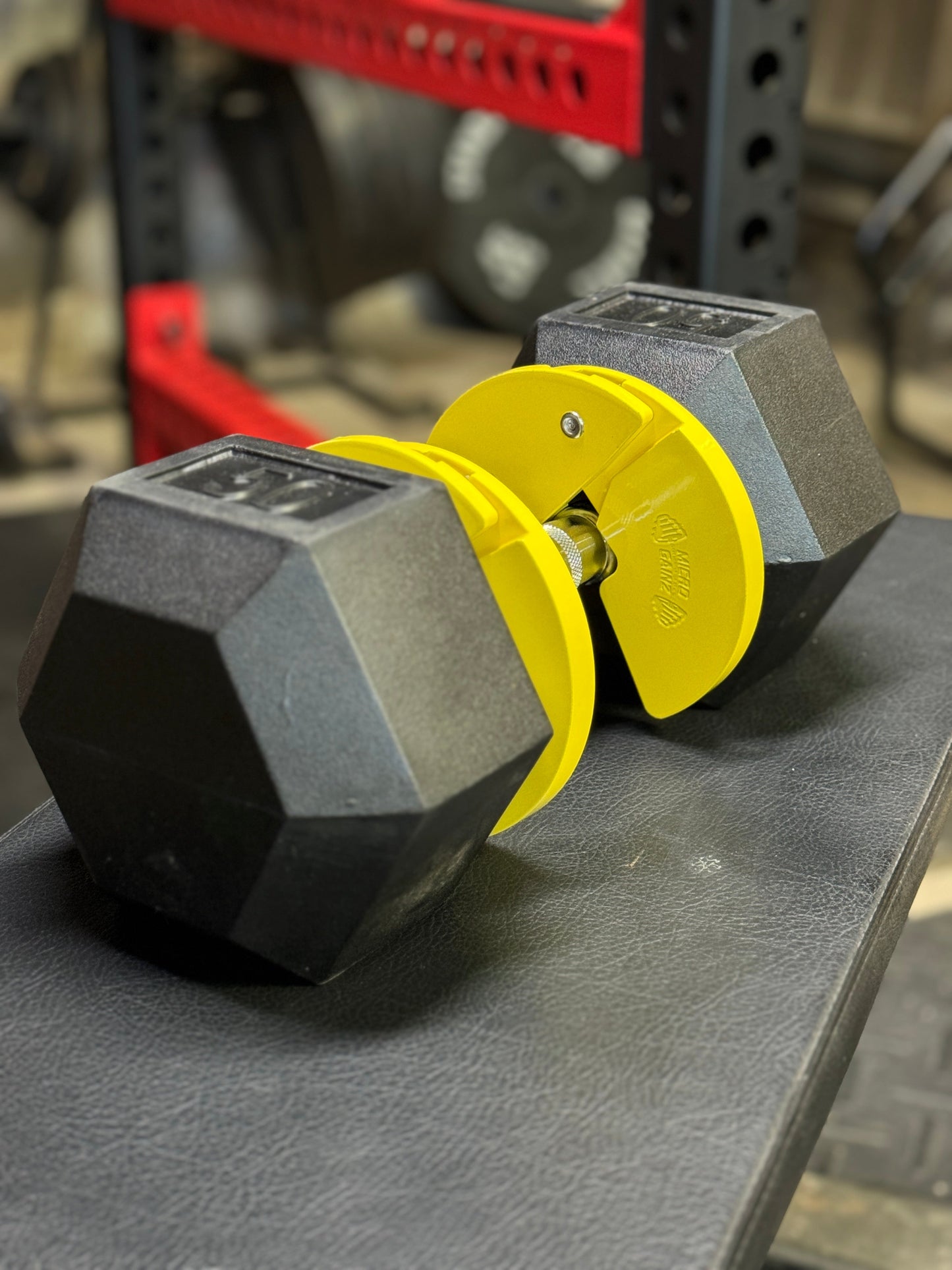 Micro Gainz Yellow 2.5LB Dumbbell Fractional Weight Plates