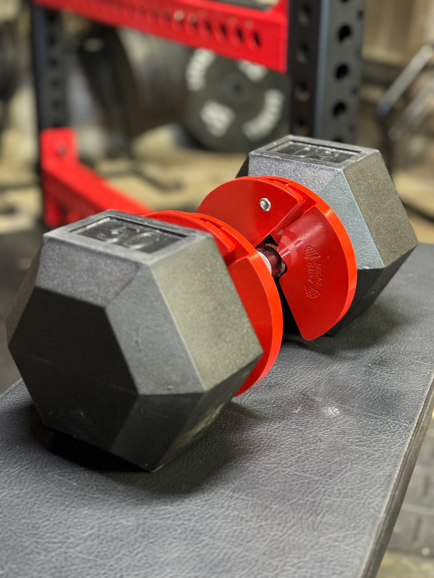 Micro Gainz Red 2.5LB Dumbbell Fractional Weight Plates
