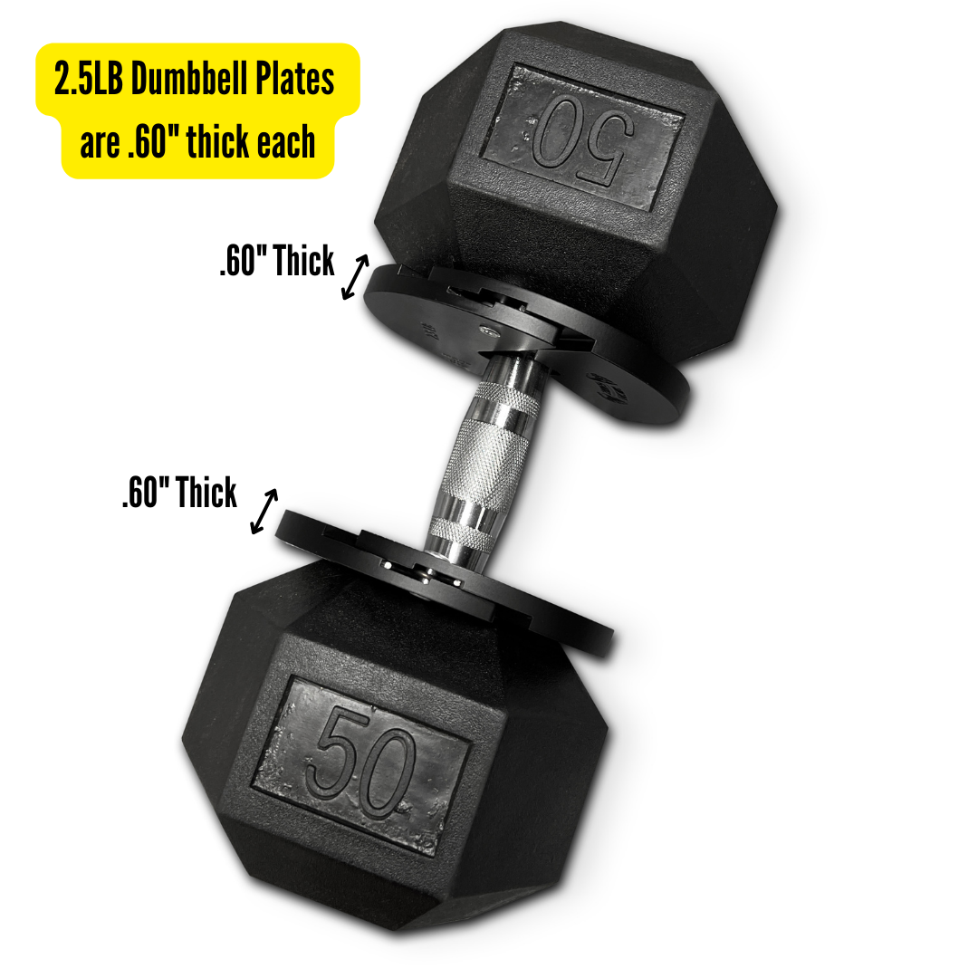 Micro Gainz Red 2.5LB Dumbbell Fractional Weight Plates